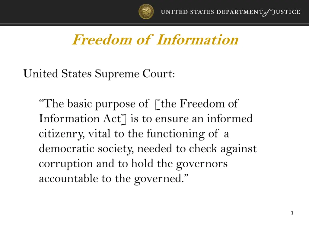 freedom of information