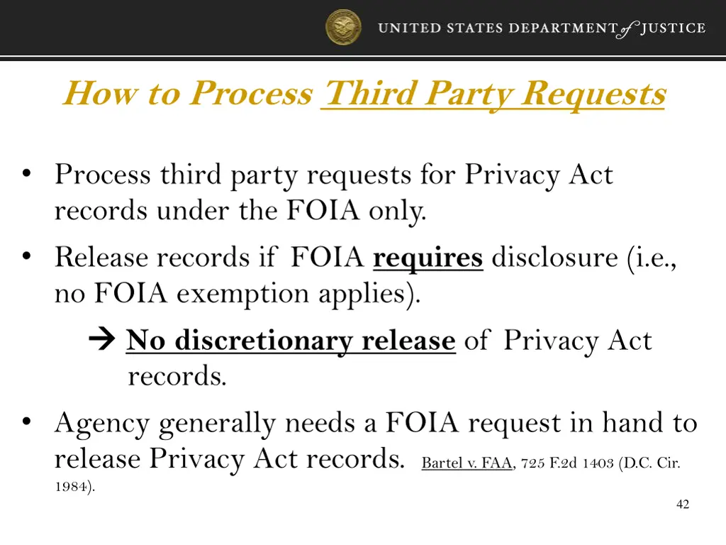 how to process third party requests