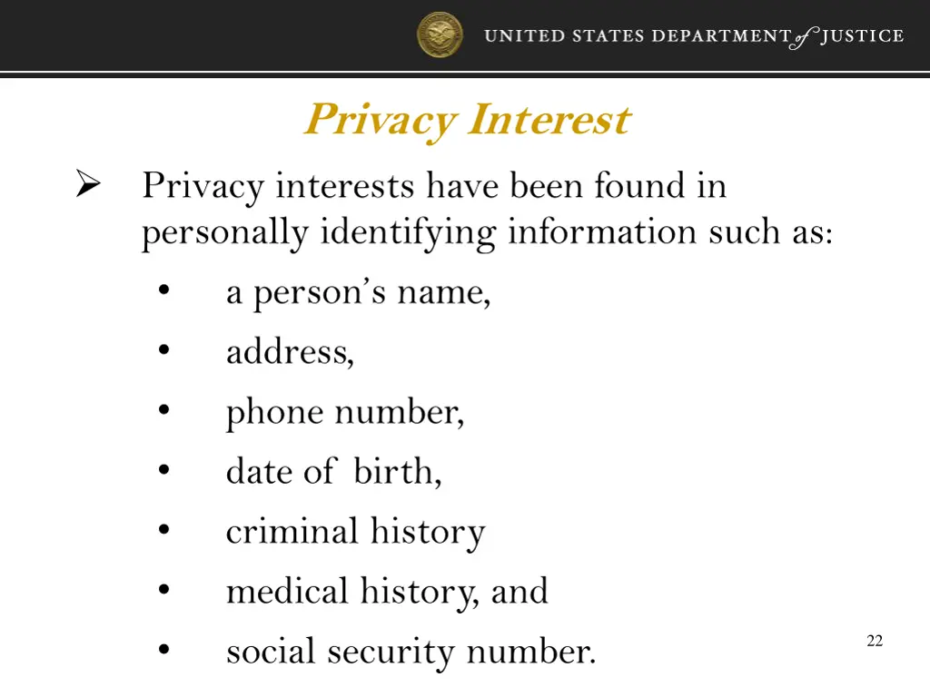 privacy interest