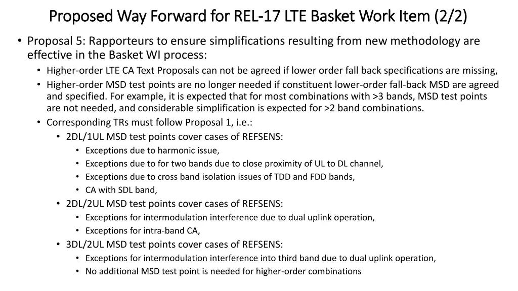 proposed way forward for rel proposed way forward 1