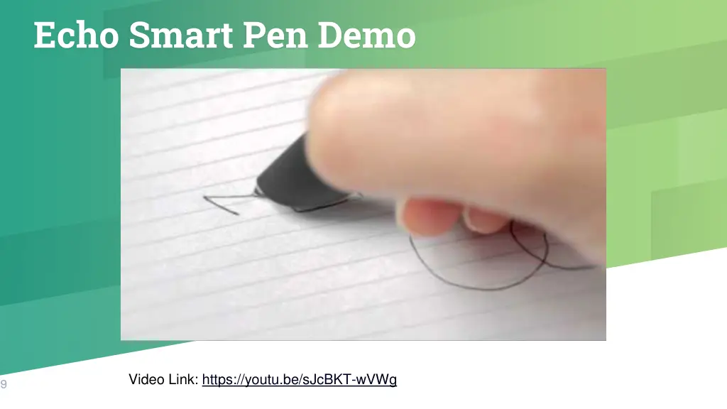 echo smart pen demo