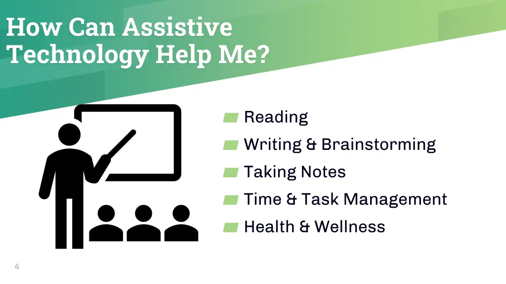 how can assistive technology help me