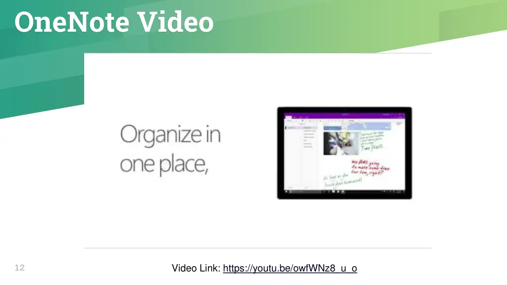 onenote video