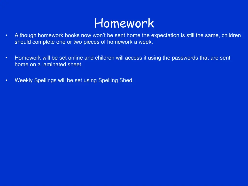 homework