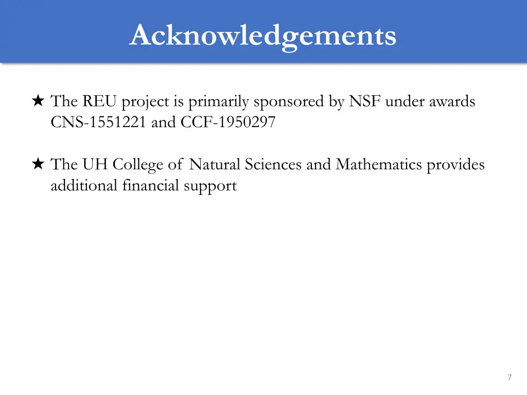 acknowledgements