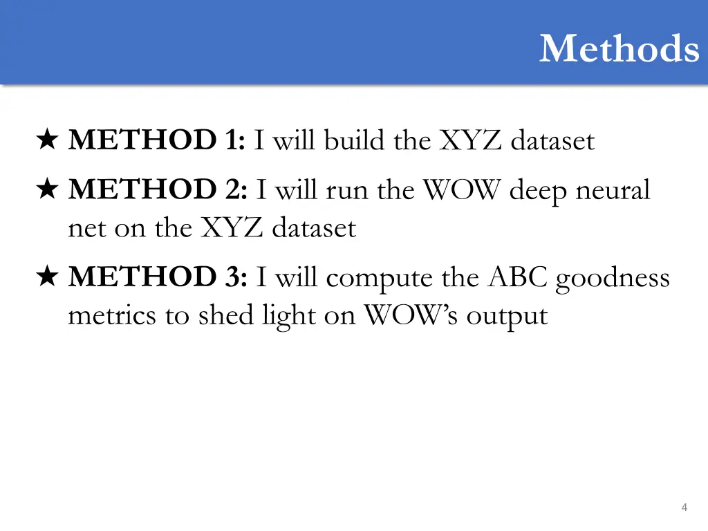 methods