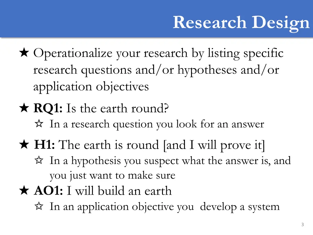 research design