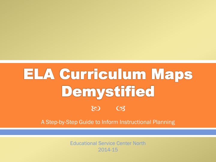 ela curriculum maps demystified