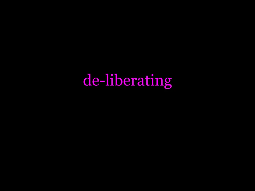 de liberating