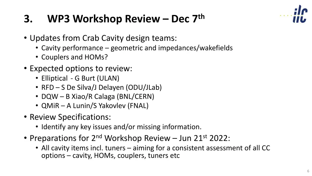 wp3 workshop review dec 7 th