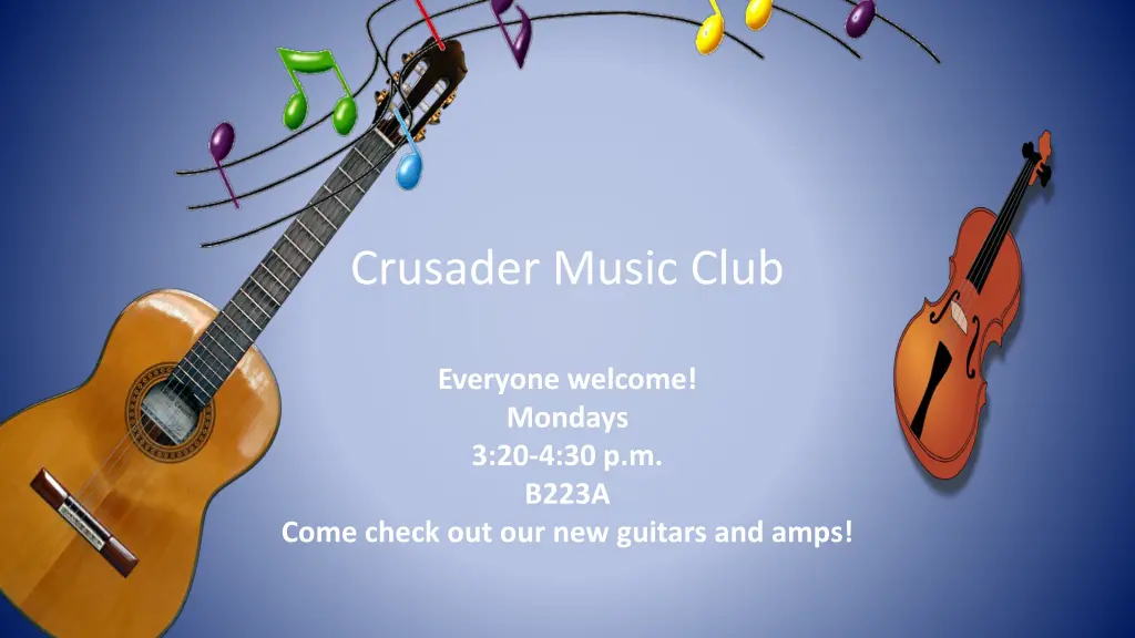 crusader music club