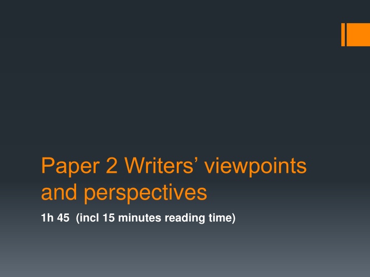 paper 2 writers viewpoints and perspectives