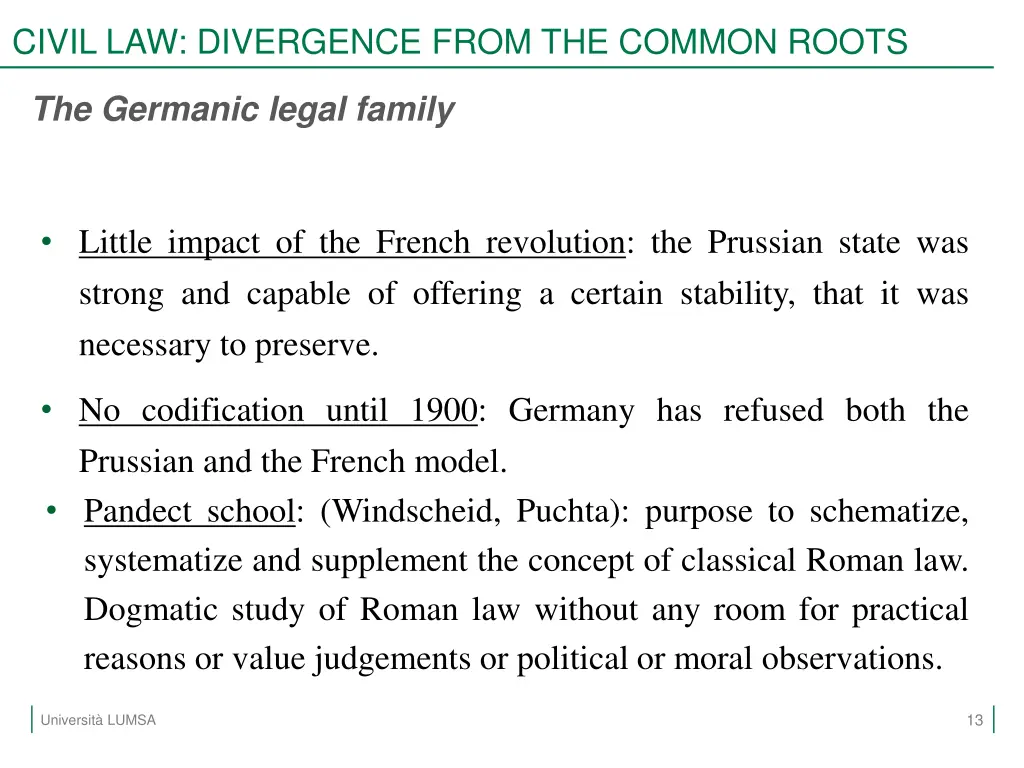 civil law divergence from the common roots 1