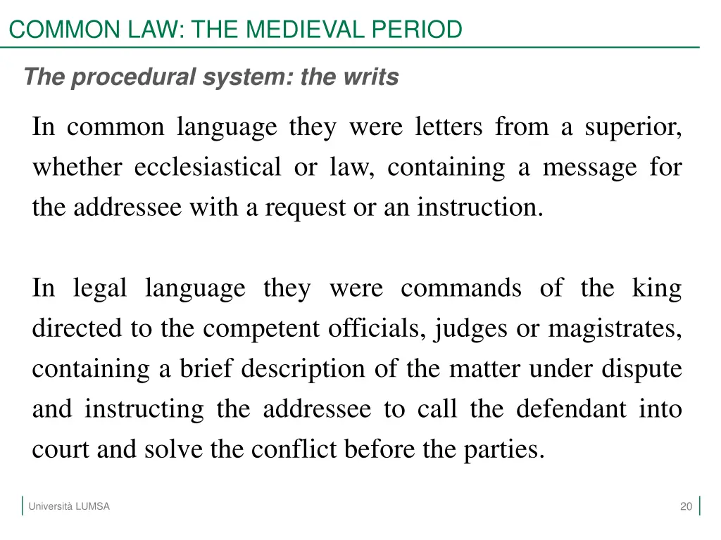 common law the medieval period 3