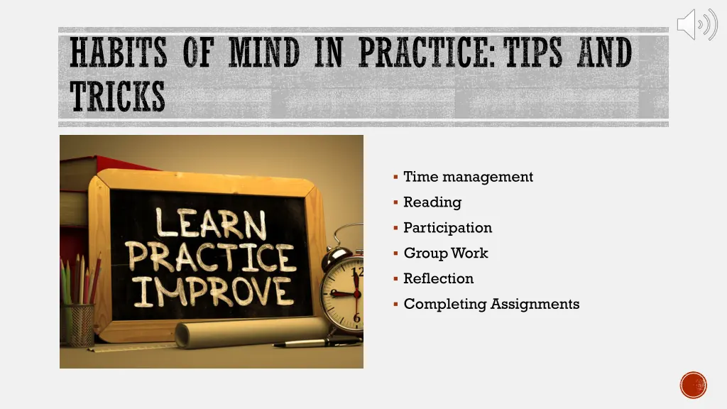 habits of mind in practice tips and tricks