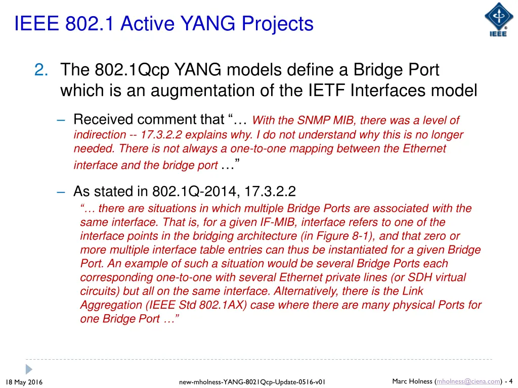 ieee 802 1 active yang projects