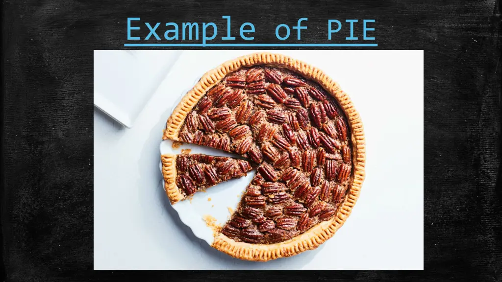 example of pie