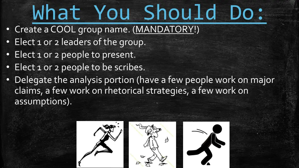 what you should do create a cool group name