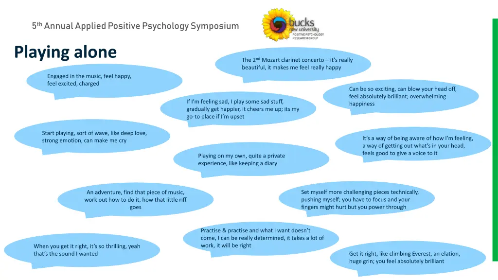 5 th annual applied positive psychology symposium 4