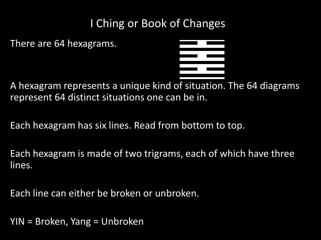 i ching or book of changes