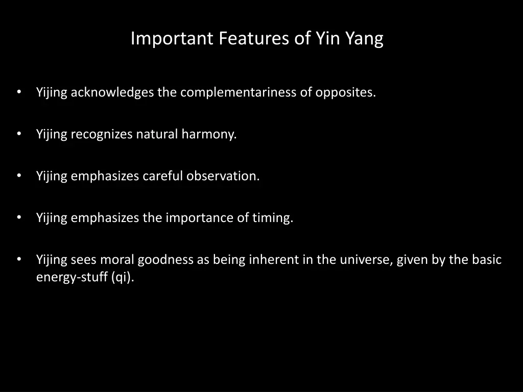 important features of yin yang 1