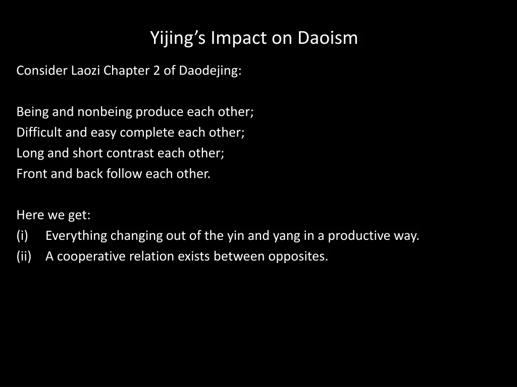 yijing s impact on daoism 1