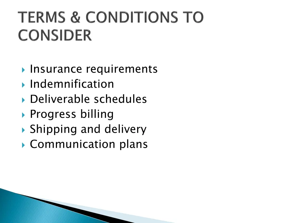 insurance requirements indemnification