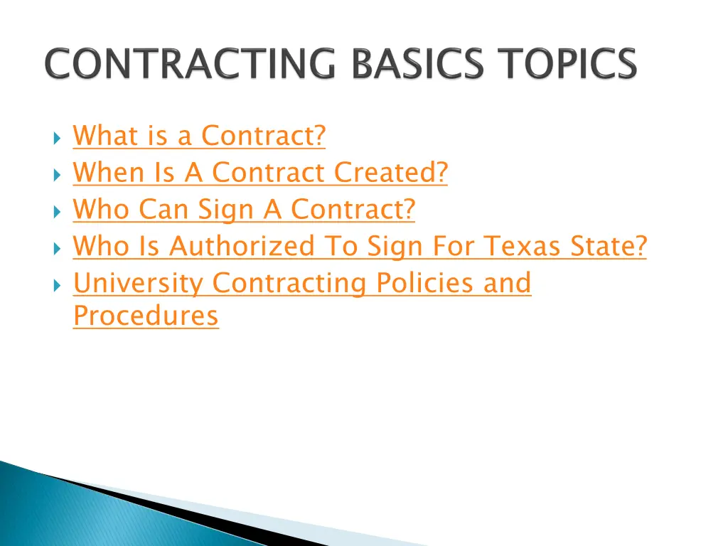 what is a contract when is a contract created