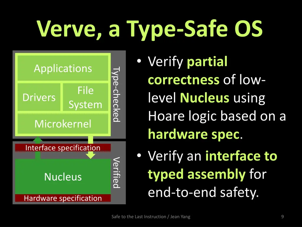 verve a type safe os