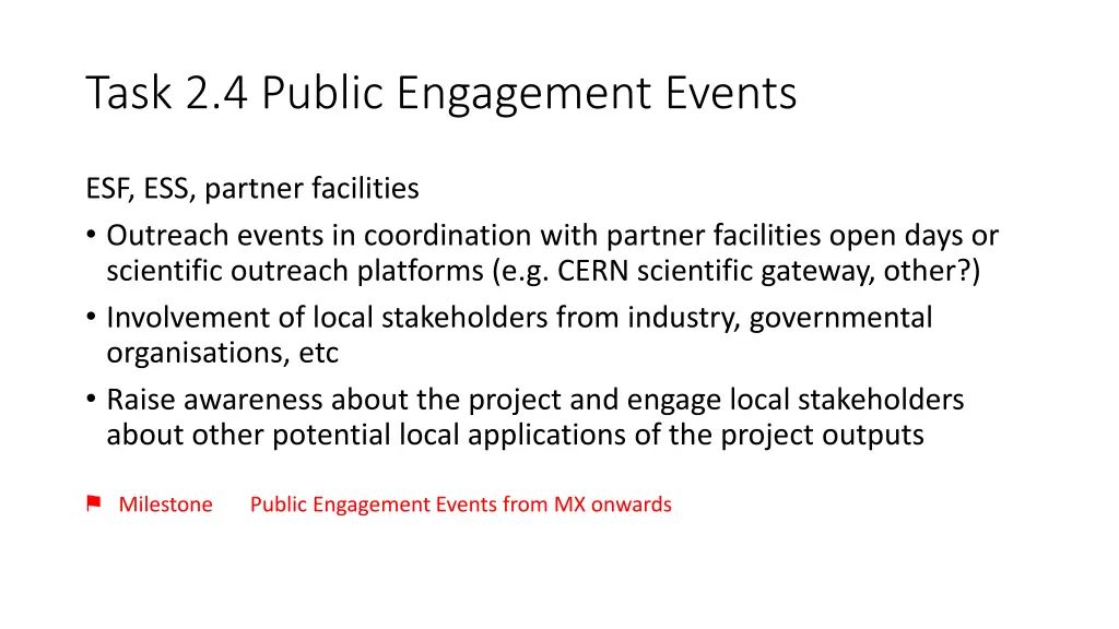 task 2 4 public engagement events