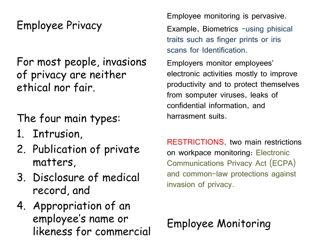 employee monitoring is pervasive example