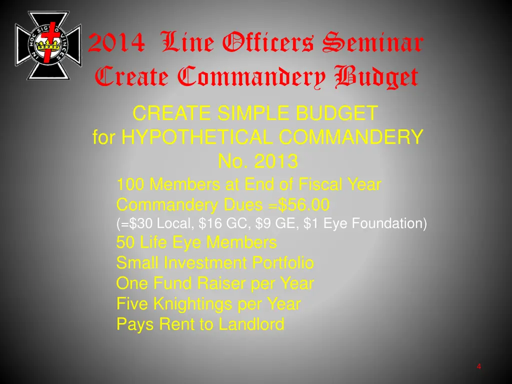 2014 line officers seminar create commandery 3