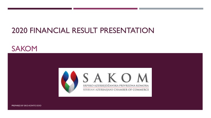 2020 financial result presentation