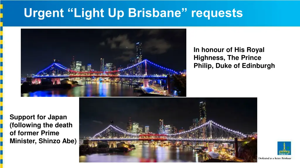 urgent light up brisbane requests