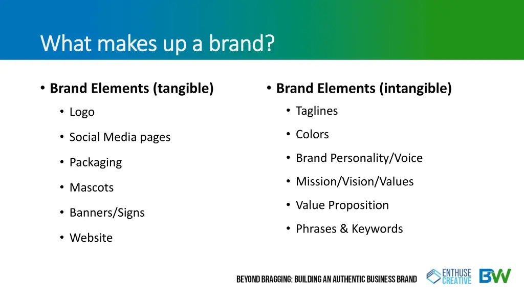 what makes up a brand what makes up a brand