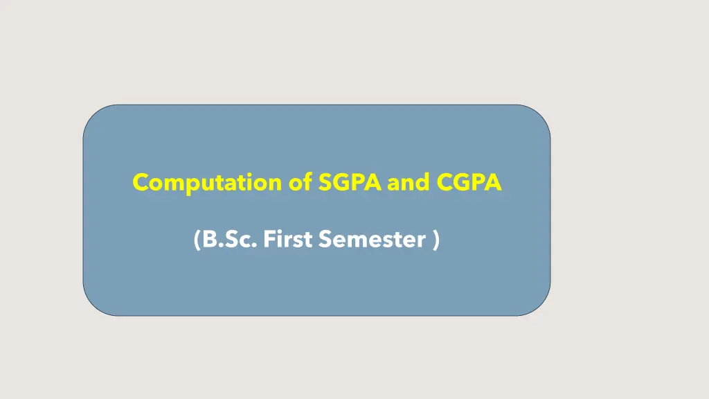 computation of sgpa and cgpa