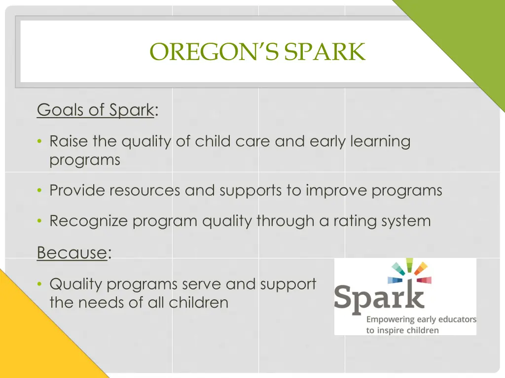 oregon s spark