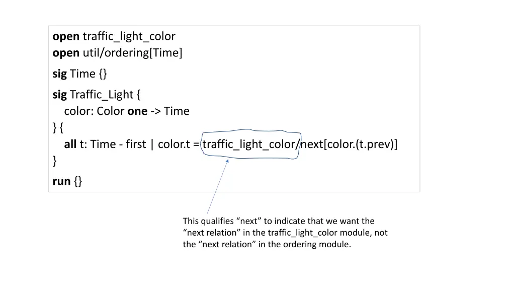 open traffic light color open util ordering time