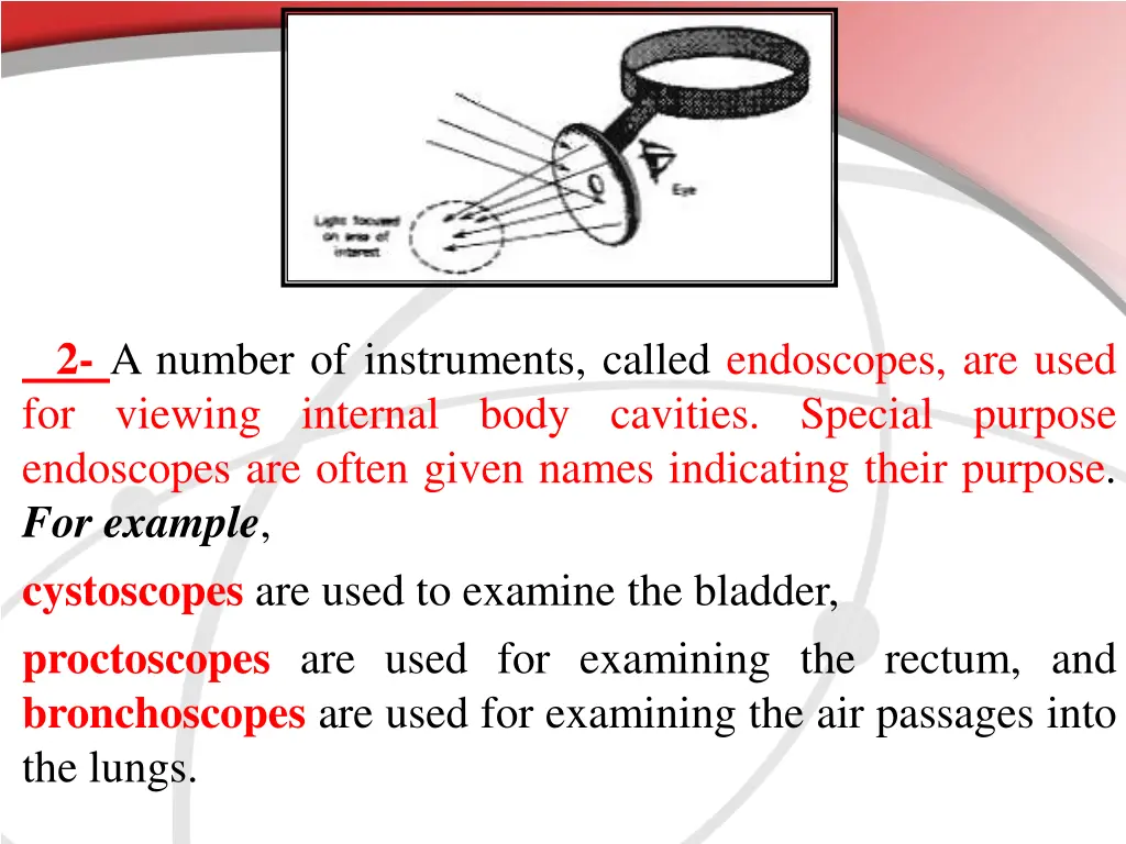 2 a number of instruments called endoscopes