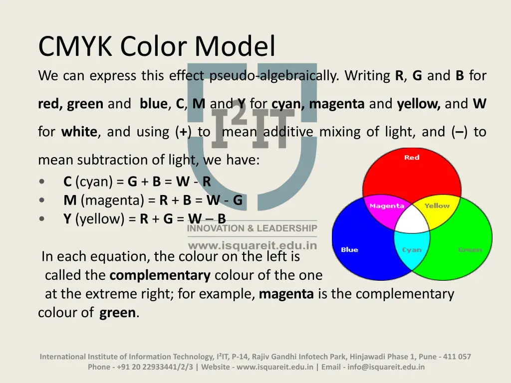 cmyk color model we can express this effect