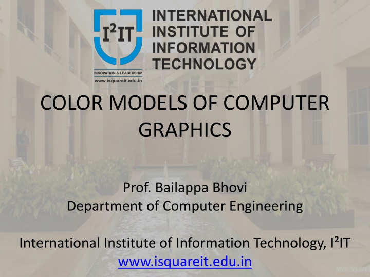 color models of computer graphics