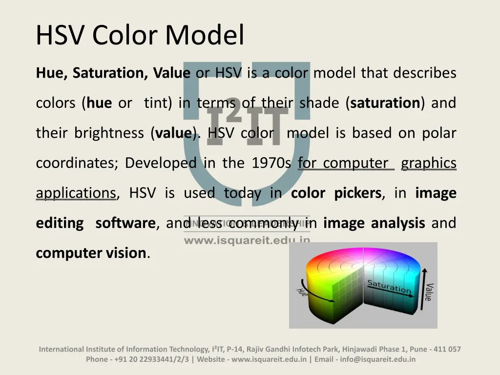 hsv color model