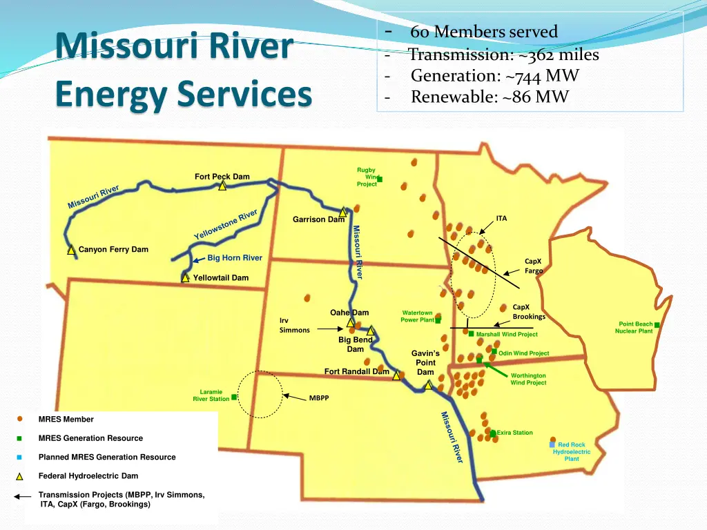 60 members served transmission 362 miles