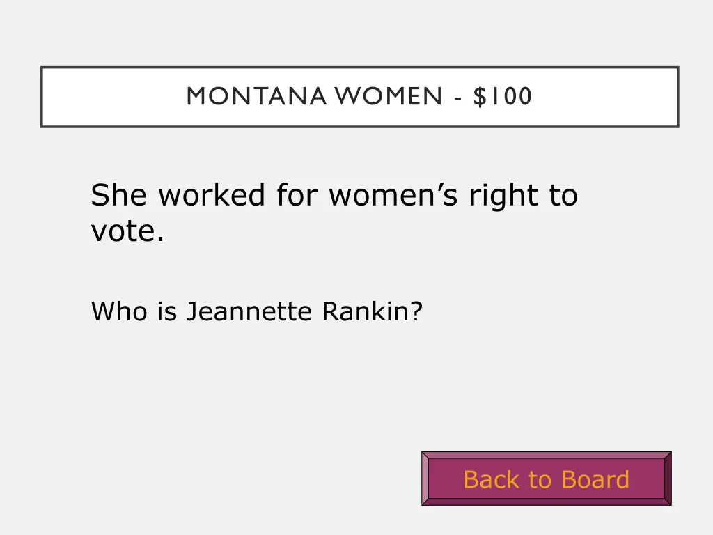 montana women 100