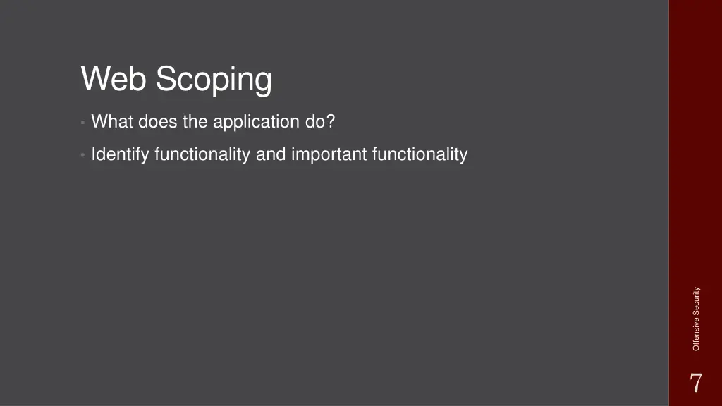 web scoping