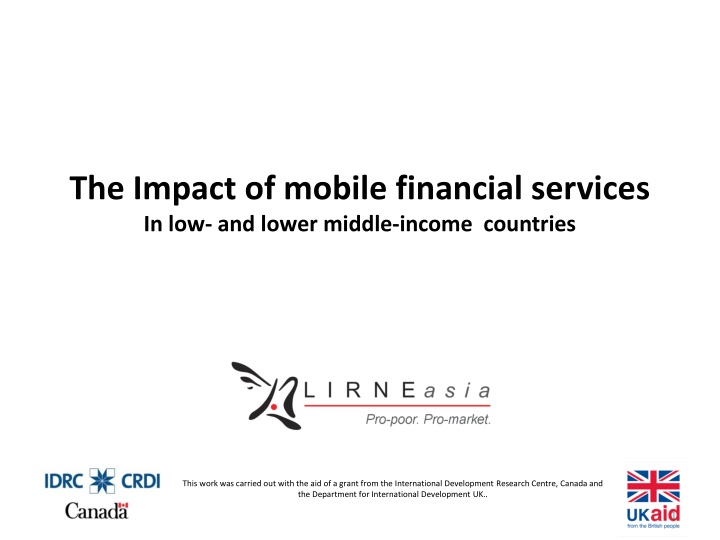 the impact of mobile financial services