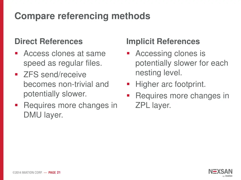 compare referencing methods