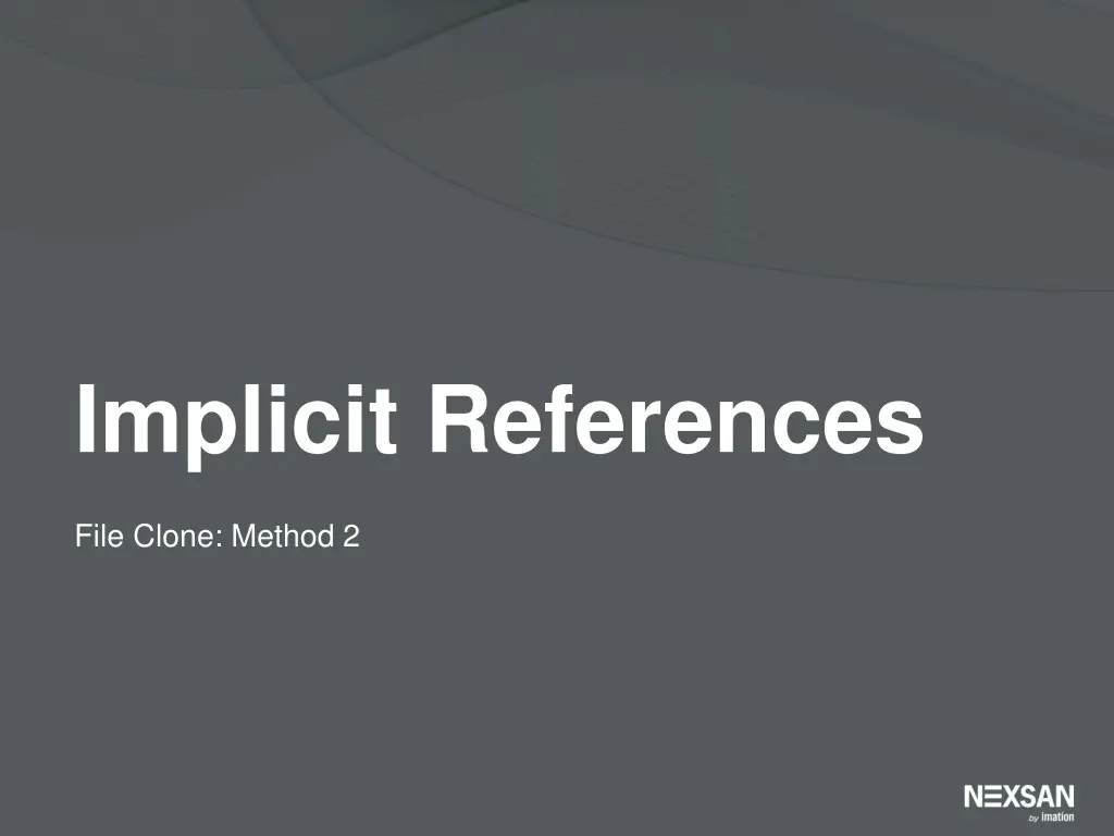 implicit references