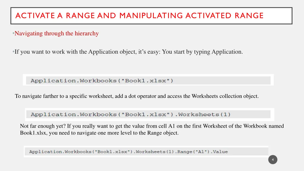 activate a range and manipulating activated range 2