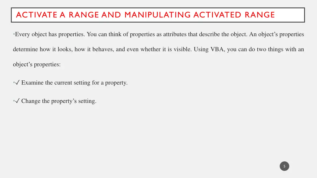 activate a range and manipulating activated range 3